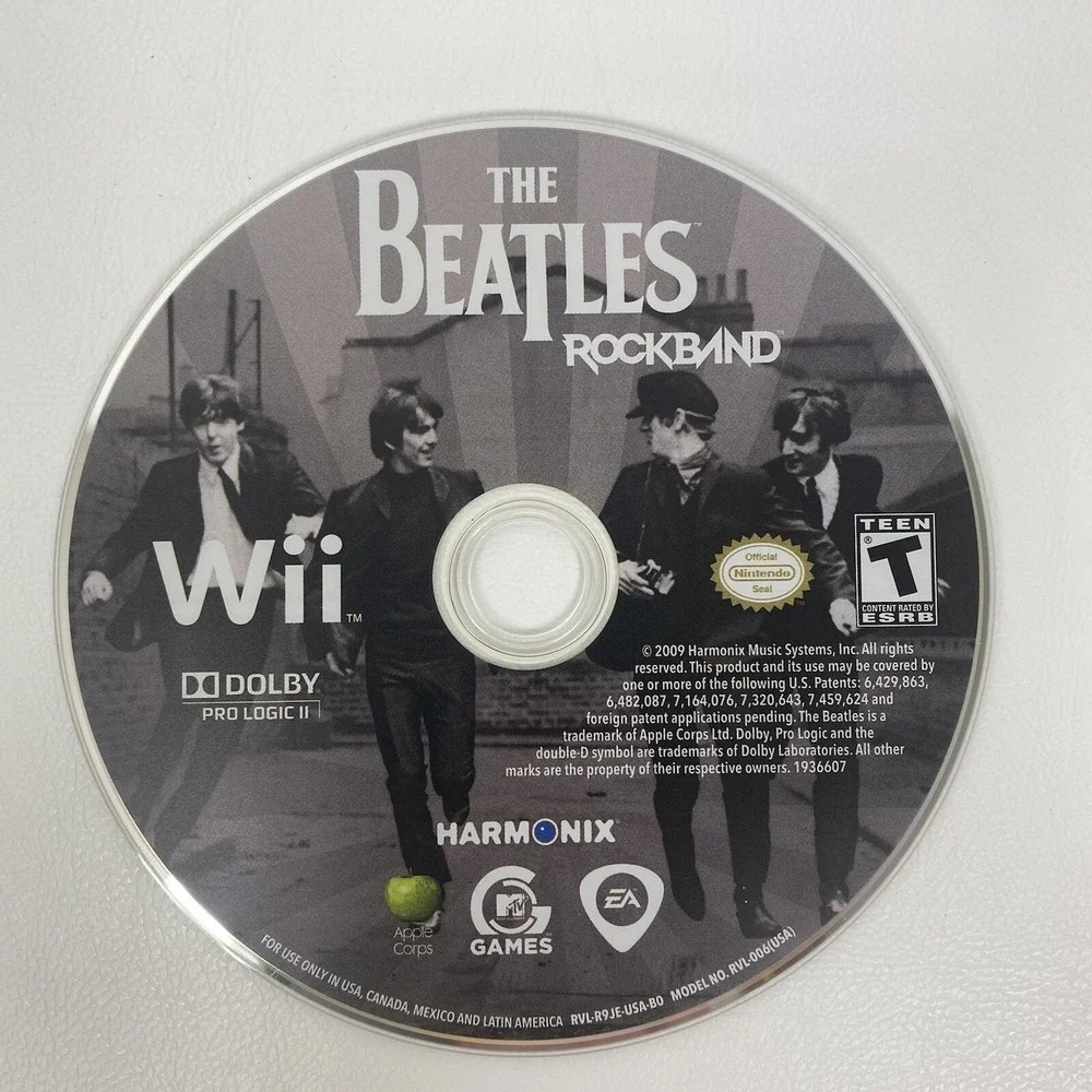 The Beatles Rock Band (Nintendo Wii, 2009) Complete Tested